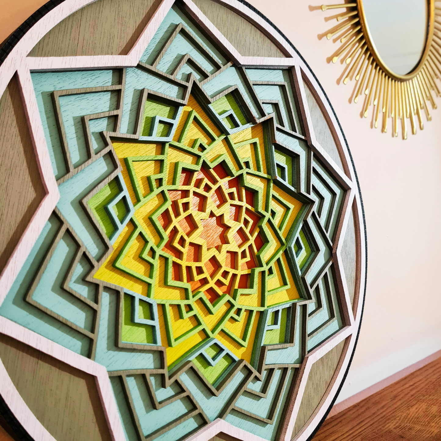 Cadre Mandala à accrocher