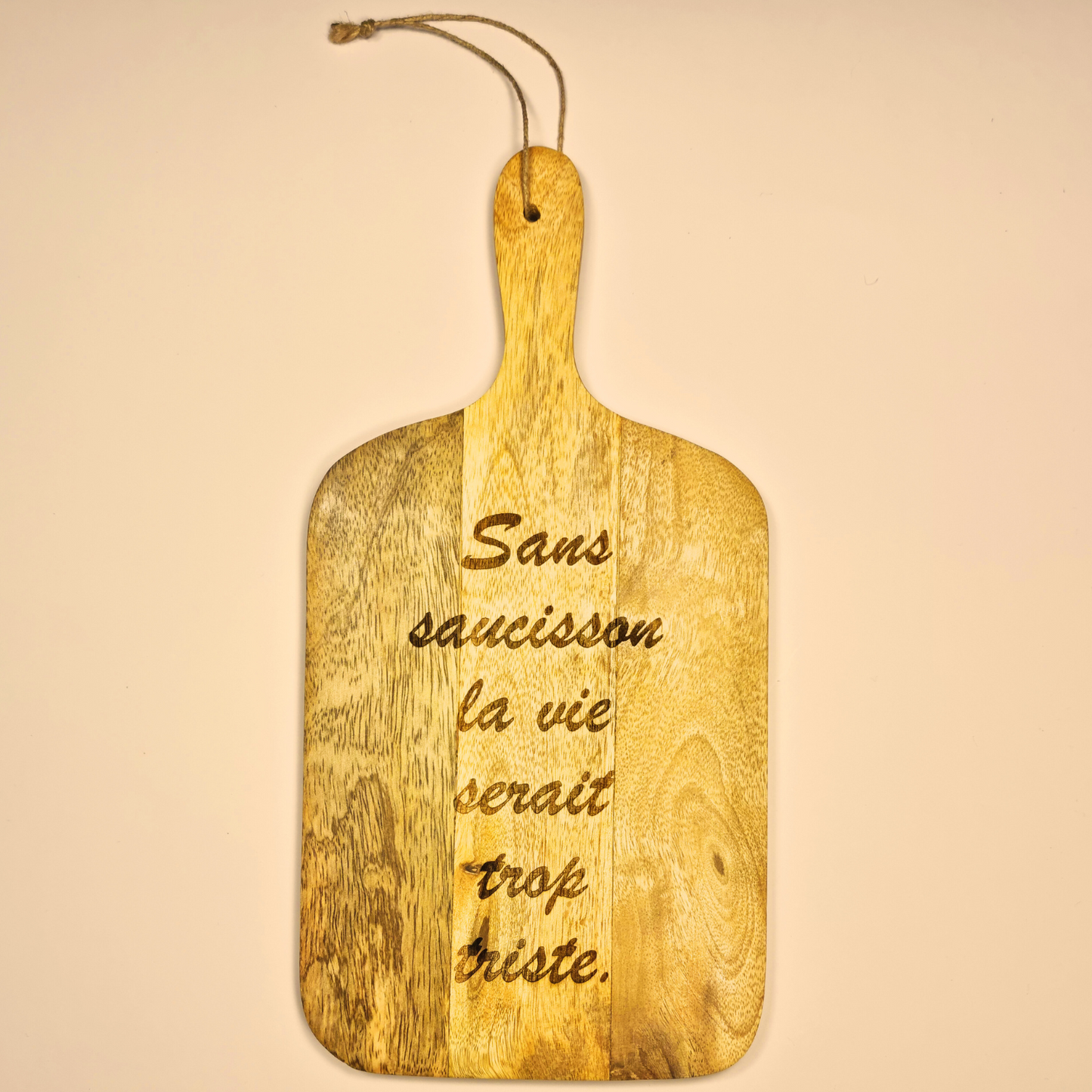 Planche "Sans saucisson la vie serait trop triste."