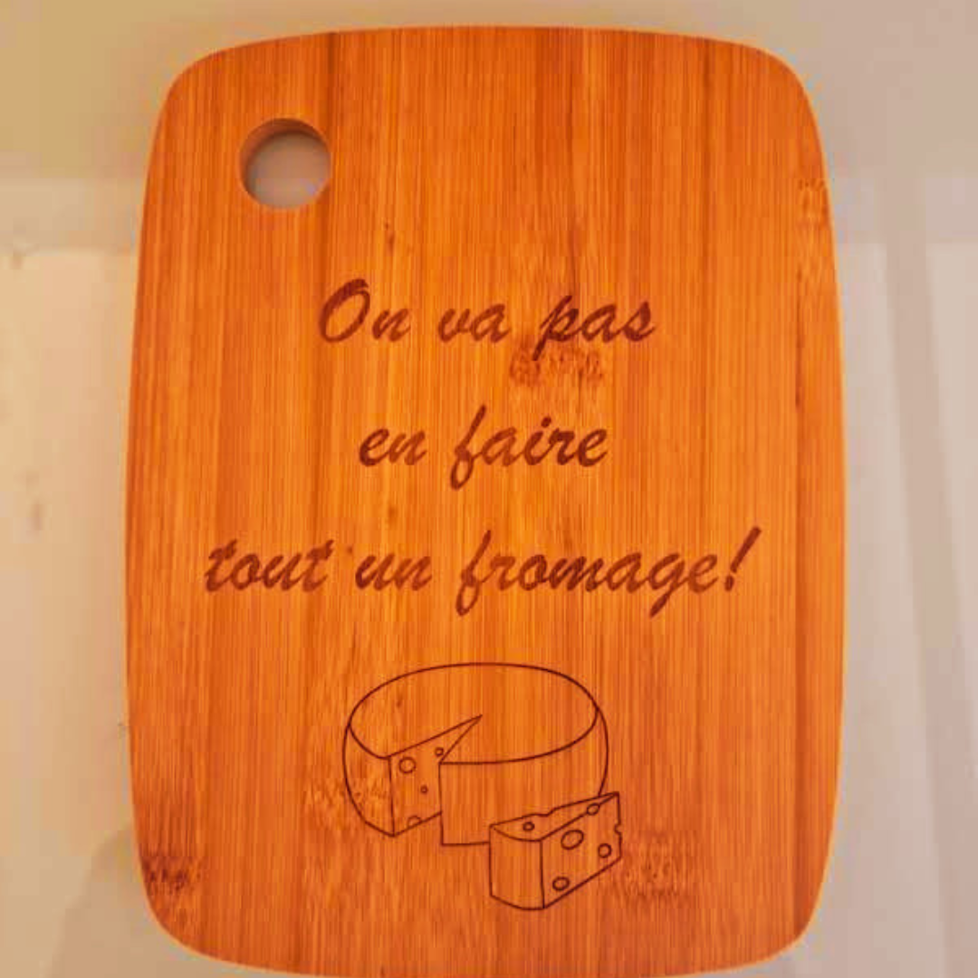 Planche "On va pas en faire tout un fromage"