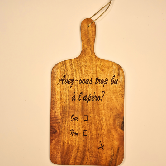 Planche "Avez-vous trop bu à l'apéro ?"
