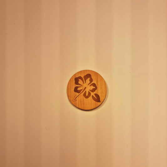 Magnet décapsuleur Fleur d'hibiscus