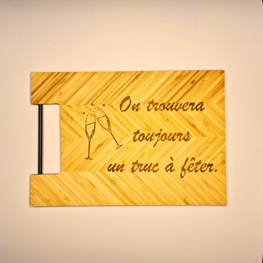 Grande planche " On trouvera toujours un truc à fêter "