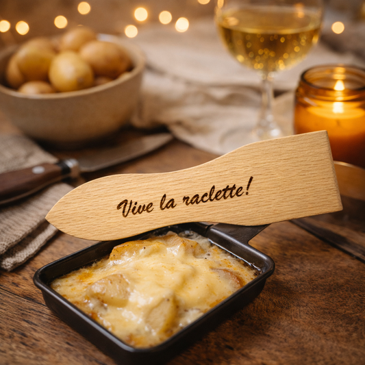 Spatule à raclette "Vive la raclette !"