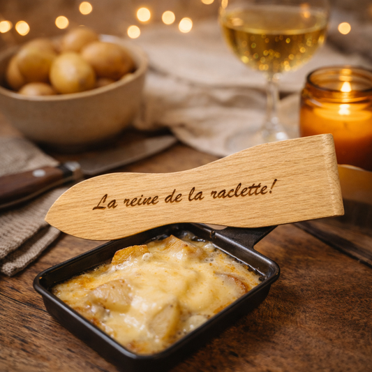 Spatule à raclette "La reine de la raclette !"